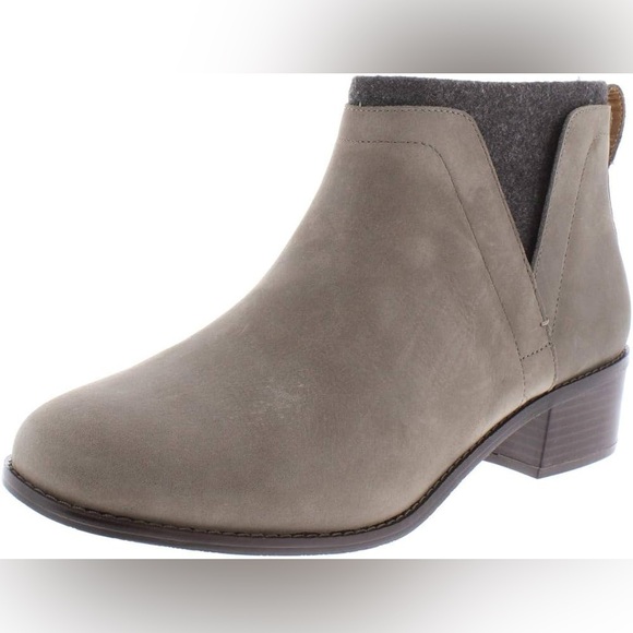 Vionic Women’s Jocelyn Gray Weather Resistant Side‎ Zip Booties- Size 6 - Picture 1 of 10